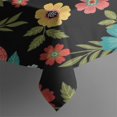 thumbnail image 3 of Pioneer Flower Floral Print Pattern Rectangle Tablecloth 60"x84", Waterproof Polyester Table Cloth, Wipeable Spillproof for Dining Camping Indoor Outdoor, 3 of 5