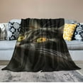 thumbnail image 2 of ONETECH Black Cat Throw Blanket Soft Cozy Plush Warm Blanket for Sofa Couch Bed, 2 of 6