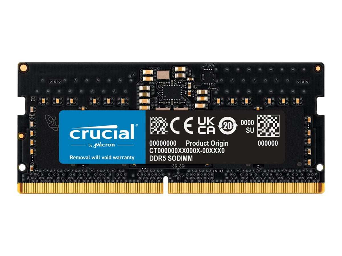 Crucial DDR5-4800 8GB×2 Crucial - DDR5 - module - 8 GB - SO-DIMM 262-pin - 4800 MHz / PC5