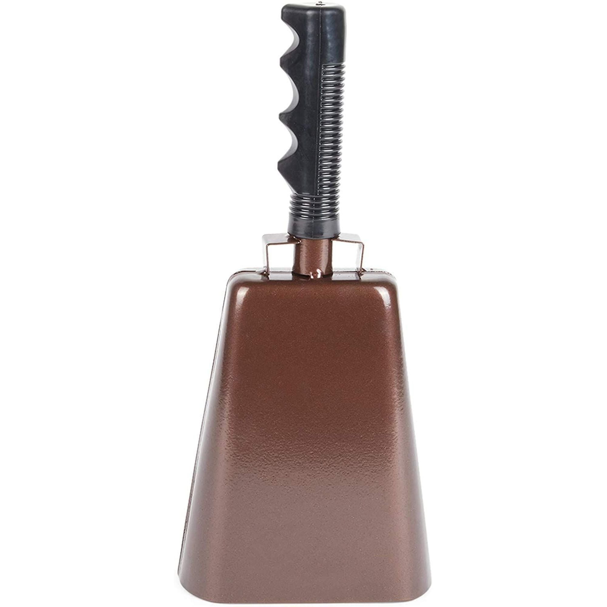 Metal 11" Cow Bells with Handles, Noise Makers, Loud Call Bell (4.75"x11")