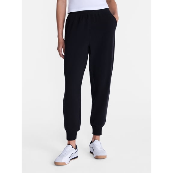 Avia Women's and Women's Plus Ribbed Ottoman Joggers, Sizes XS-4X