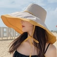 thumbnail image 4 of Summer Hats For Women UPF 50+ Summer Hat Sunhats For Women Uv Protection Sun Hats with UV Protection for Travel Women Wide Brim Soft Reversible Beach Hat Breathable Sun Hat, 4 of 4