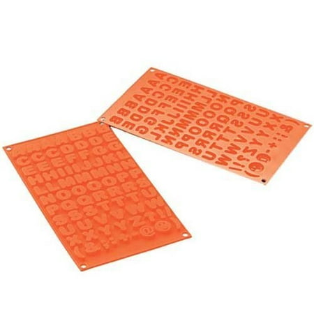 

Silikomart Professional SF169 Silicone Chocolate Mold English Alphabet and Symbols
