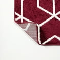 thumbnail image 6 of JONATHAN Y SUPERSOFT 8 x 10 Area Rug, Tumbling Blocks Geometric - Red/White, SEU101I-8, 6 of 8
