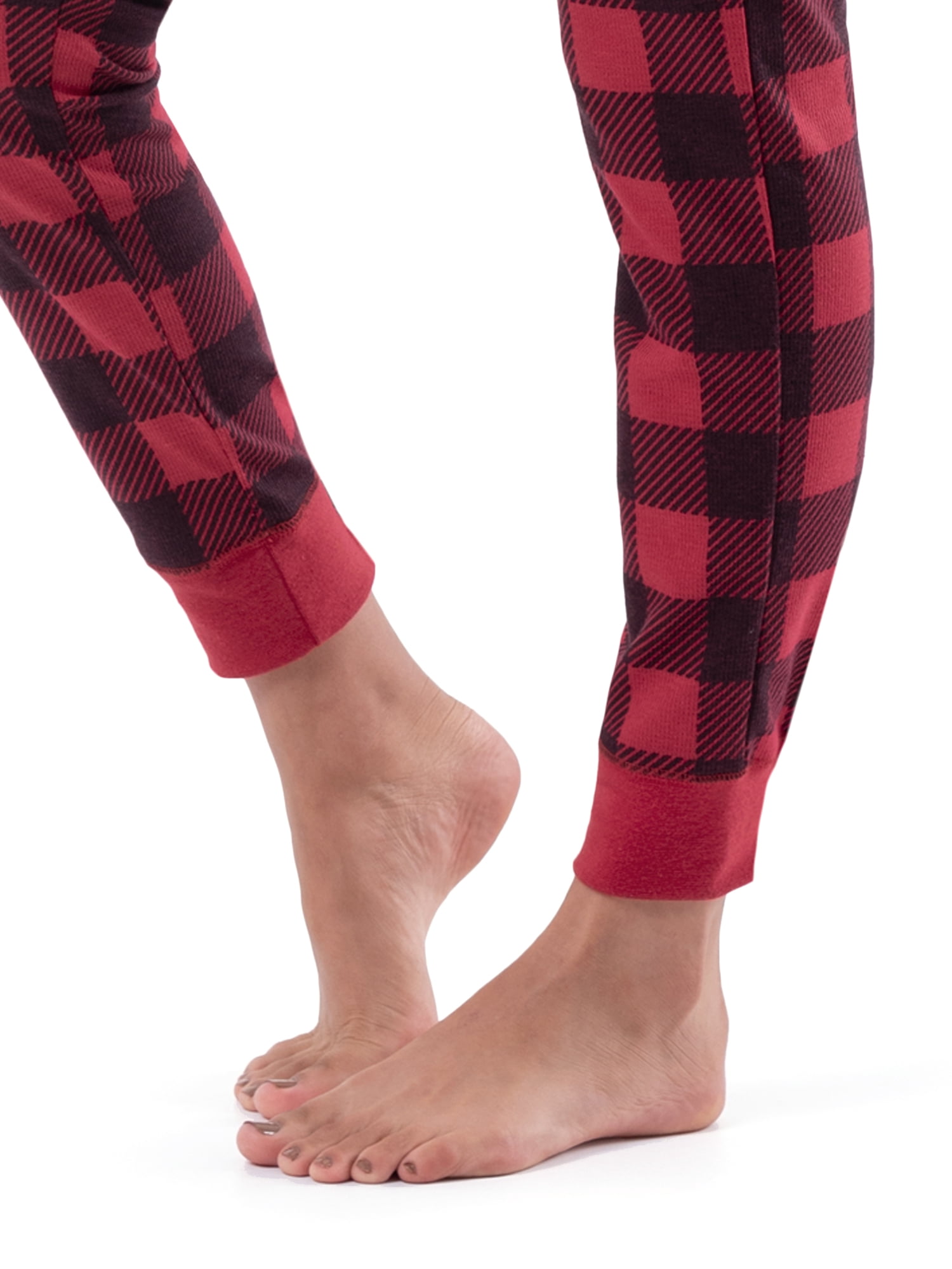 Fruit of the Loom Women's and Women's Plus Long Underwear Waffle Thermal Union Suit