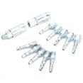thumbnail image 1 of Conector de manguera de aire de rosca hembra, 12 piezas BSPT 1/4 pulg. Conectores rápidos neumáticos hembra/macho Accesorio de conector de manguera de aire True Excellence, 1 of 8