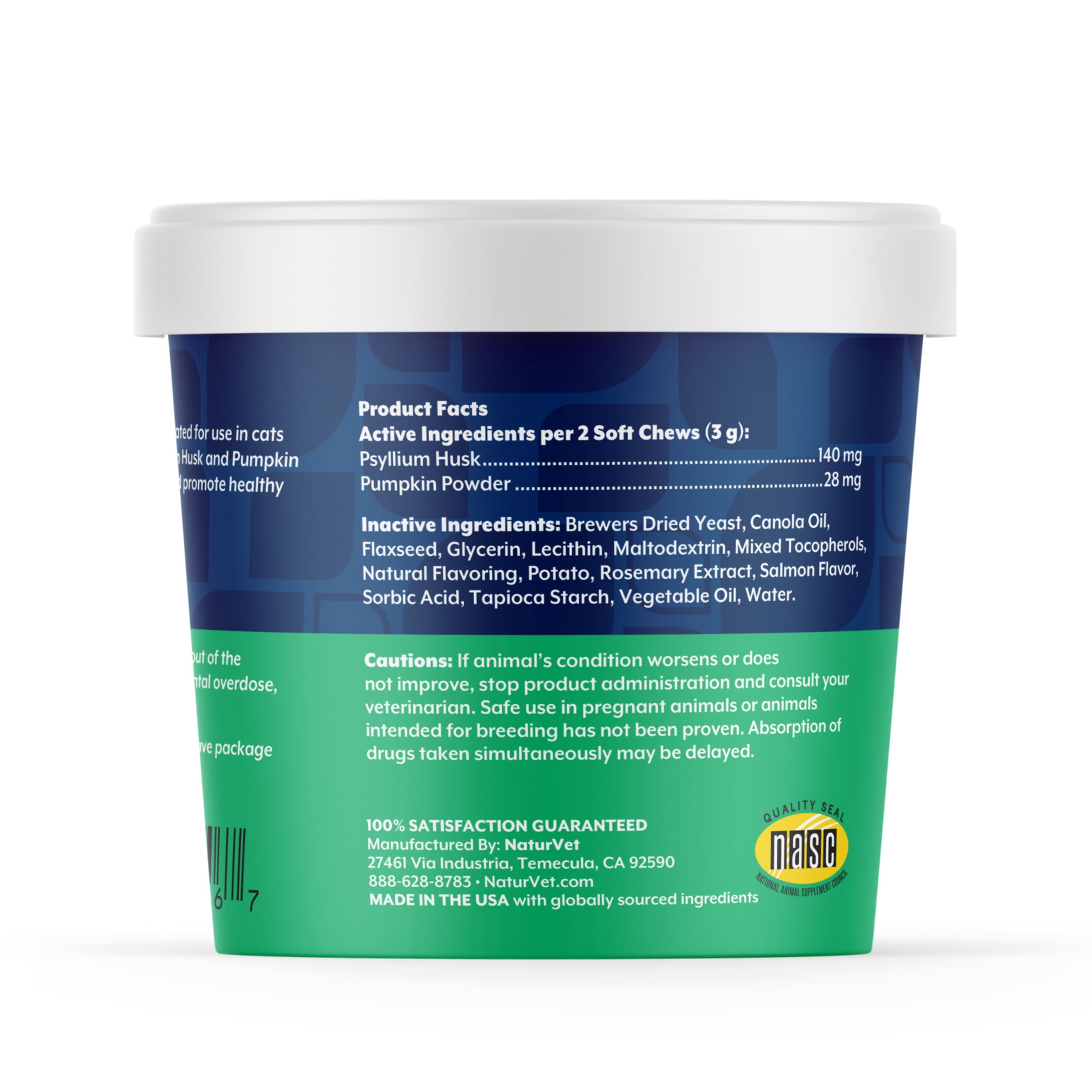 NaturVet Hairball Help! Digestion Supplement for Cats, Salmon and