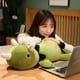 thumbnail image 4 of Peluche de dinosaurio pesado SQEQE, verde, 35 cm, para niños y adultos, 4 of 6