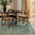 thumbnail image 5 of Moynesa Insect 5'x7' Area Rugs Washable Rug for Living Room Soft Natural Bedroom Rug Bug Accent Carpet for Dining Room Nursery Office Stain Resistant Non Slip, Light Green, 5 of 12