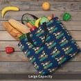 thumbnail image 4 of KLL Skateboard Rides Cartoon Lobster Pattern Aesthetic Tote Bag for Women Beach Bag Shopping Bags Shoulder Bag Reusable Grocery Bags, 4 of 5