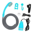 thumbnail image 3 of Ducha de Camping portátil DYNWAVEMX Manguera de Ducha Recargable por USB Azul, 3 of 8