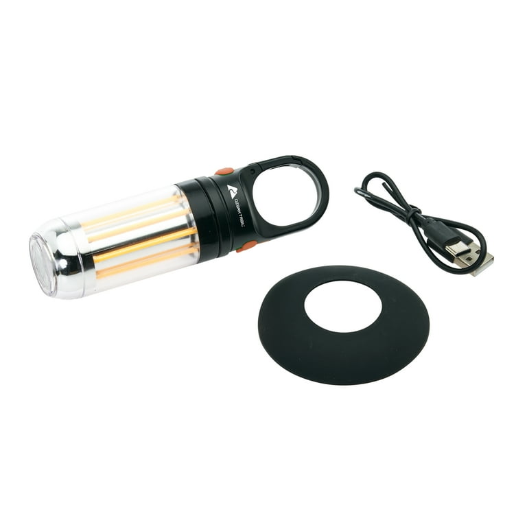 Ozark Trail Mini Filament Lantern, 250 Lumens, Rechargeable, Multi