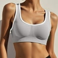 thumbnail image 2 of Everyday Bras for Women Sports Bras Crop Top Jogging Bras Sports Bra Top Yoga Bras for Women High Support Spanks with Bra Scrappy Sports Bras Running Tops for Women Crop Sports Bra Womens Grey L, 2 of 4