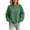 Dark Green #33, variant on Crew Neck Sweatshirts Women Long Sleeve No Hood Pullover Sweatshirts Fall Causal Loose Sweatshirts, L
