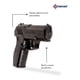thumbnail image 3 of Pistola De Balines Para Uso Deportivo MCC11 Mendoza Accionada Por CO2 para uso deportivo negro Estandar, 3 of 7