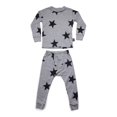 thumbnail image 2 of Pijama Nununu Gris con Estrellas Negras 11, 2 of 2