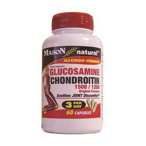 Mason Natural Glucosamine Chondroitin 1500/1200 Maximum Strength