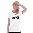 thumbnail image 3 of Love Autism Awareness Puzzle Piece Womens Slim Fit Graphic Tee Brisco Brands L, 3 of 5