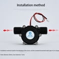 thumbnail image 5 of -Hydro Generator 12V 10W DC Water Flow Generator Turbine Generator Hydroelectric Tap Water Flow Hydraulic DIY, 5 of 8