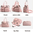 thumbnail image 5 of Ablanczoom Handbags Womens Tote Bags Multiple Pockets Lady Shoulder Crossbady Bags Durable, 5 of 7