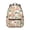 Mushroom and Character, variant on Mushroom and Character Beige Pattern Backpack for School, Cute School Bag with Adjustable Shoulder Straps and Padded Back, 15.3"x11"x7.1"