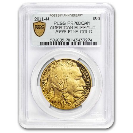 2011-W 1 oz Proof Gold Buffalo PR-70 PCGS