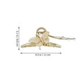 thumbnail image 2 of GOOHOCHY Clip De Garra Metálico Con Decorativo Y Borlas Para Complementar Cualquier Atuendo, 2 of 8