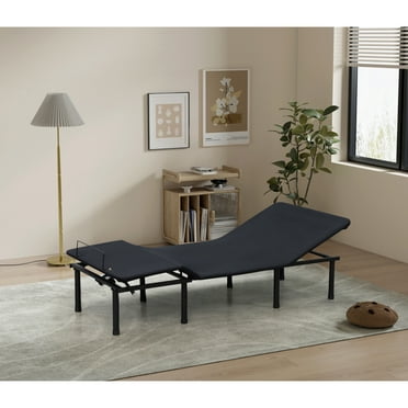 Adjustable Bed Base - Three Fold-TXL-Motorized Head and Foot Incline - Quick and Easy Assembly