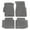 Grey, variant on Ikon Motorsports Compatible with 96-00 Honda Civic OE Factory Style Gray Nylon Carpet Car Floor Mats Front Rear 4pcs 1996 1997 1998 1999 2000