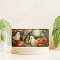 thumbnail image 6 of 1 Pcs 2D Flat License Plate Covers & Frames, Halloween Scene For Decorative Front, Waterproof For Decoration Aluminum License Plate Covers & Frames Cover For Men Women, 12" X 6", 6 of 6