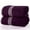 Plum, variant on Lavish Home 35x70in Bath Towels - 2PC Quick Dry Cotton Towel Set (Beige)