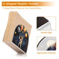 thumbnail image 5 of Yayeee Napkin Holder for Table Kitchen Paper Tissue Organization, Watercolor Astronaut, 5 of 8