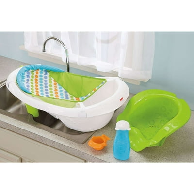 Buy Fisher Price 4 In 1 Sling Seat Convertible Baby Bath Tub Green Online In Taiwan 32782109