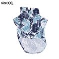 Summer thin flowered shirt mosquito repellent pet two legged dog
