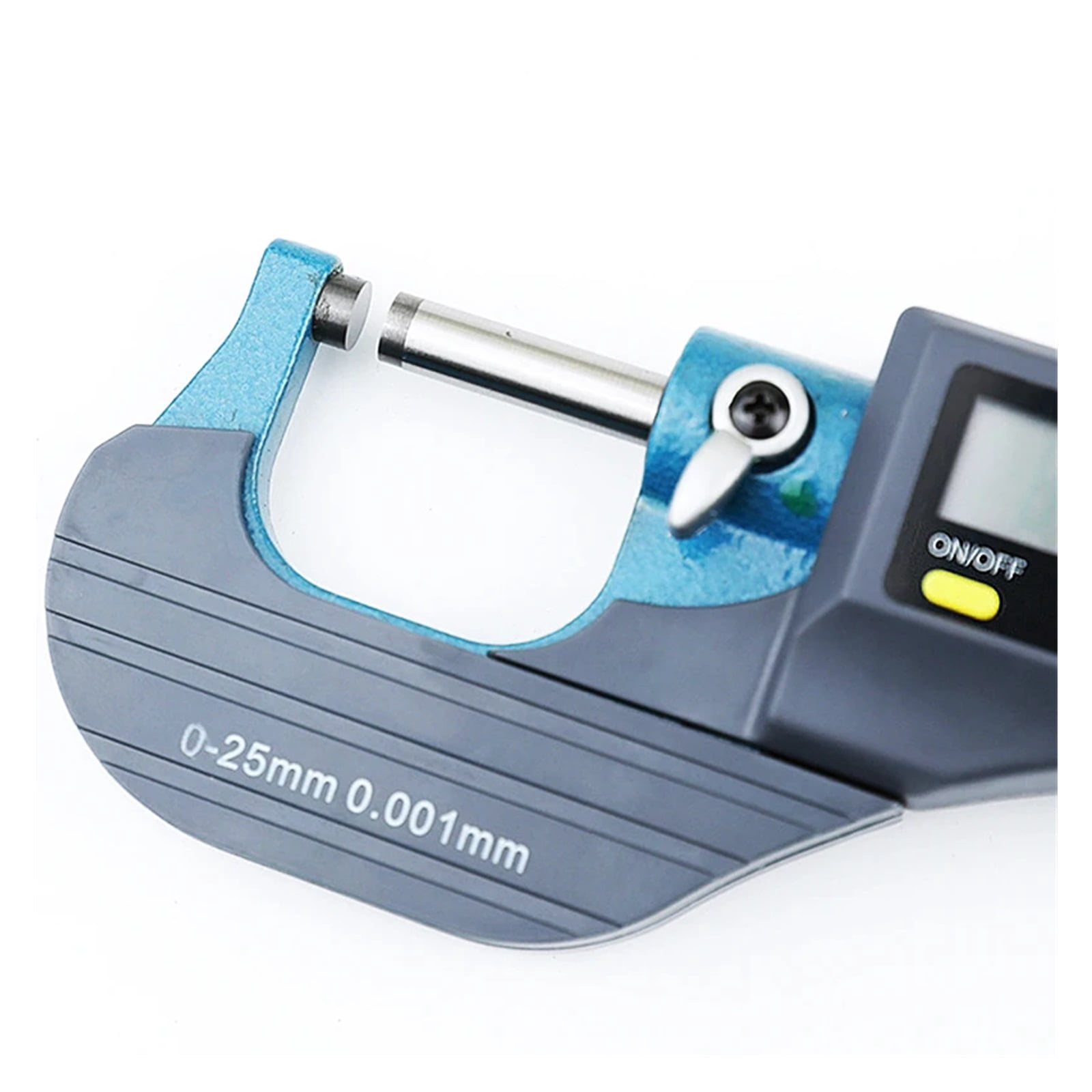 Electronic Outside Micrometer Carbide Tip Measure Tools Caliper Gauge 0-25mm 0.001mm Digital Micromaster Micrometer ,Easy to Operate
