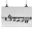 thumbnail image 2 of Print: Alaska Dog Team And Musher, 1916, 2 of 4