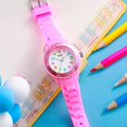thumbnail image 2 of Reloj de cuarzo moderno para profesores de tiempo con correa de nailon: reloj analógico perfecto para aprender a decir la hora desde temprano. Adorable reloj para niños y niñas., 2 of 4