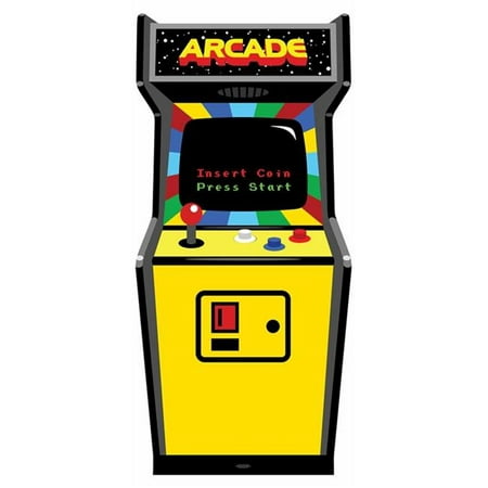 Star Cutouts SC1025 80s Color Golden Age Video Arcade Game Life Size Cardboard (Best Arcade Games Of The 80s)