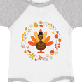 thumbnail image 4 of Inktastic Thanksgiving Turkey Fall Holiday Wreath Boys or Girls Baby Bodysuit, 4 of 5