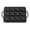 Black, variant on LIERTOUR Muffin Pan, Heart Shaped 12-Cup Mousse Silicone Cake Pan with Reinforced Steel Frame Custom Baking Tray for Oven Pastry, Red
