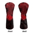 thumbnail image 5 of Uorisanigo Golf Club Head Covers for Drivers, Fairway Woods and Hybrids, 3Pcs Red Cobweb Spider Golf Headcovers Set with Soft Lining, Waterproof PU Accessories Gift for Women Men, 5 of 7