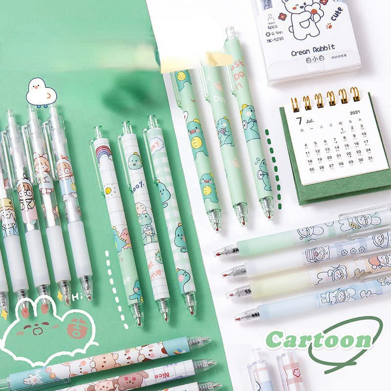 Wholesale Kawaii Carbon Kawaii Gel Pens Set 0.5 Korean Cute Design For  Office, School, And Students Japanese Stationery Supplies From Brainyant,  $8.06