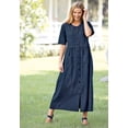 thumbnail image 6 of Woman Within Plus Size Short-Sleeve Denim Dress, 6 of 6