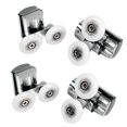 thumbnail image 1 of Swing Wheel 23mm Bathroom Shower Doors Sliding Door Hanging Wheel (2 Top Roller And 2 Button Roller), 1 of 11