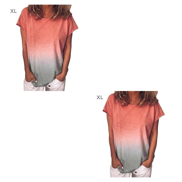 Guardurnaity Camisa de manga corta con cuello y estampado teñido anudado para mujer Type4 NO4 Guardurnaity CBP435885