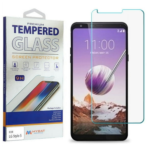 LG Stylo 5 Screen Protector Premium Shockproof 3D Tempered Glass LCD Screen Protector Tempered Glass COVERAGE Guard [0.3mm Ultra Thin 9H Hardness 2.5D Round Edge] for LG Stylo 5