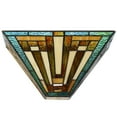 thumbnail image 3 of Tiffany Wall Sconces, 12" Wide Stained Glass Antique Wall Light, Mission Design Tiffany Style Wall Lamp, 3 of 7