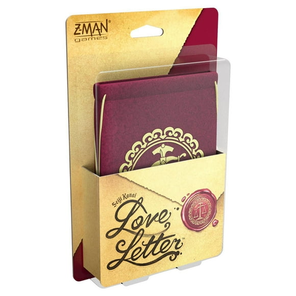 Asmodee - Z-Man Games - Love Letter - Emballage blister - Jeu de cartes - Jeu pour soirée en famille - De 2 à 6 Joueurs - À partir de 10 ans - Anglais