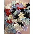 thumbnail image 2 of Charmed Handmade 100 Satin Ribbon Star Flower 3/4" Applique Sewing Bow Craft Mix Color 204-2, 2 of 3