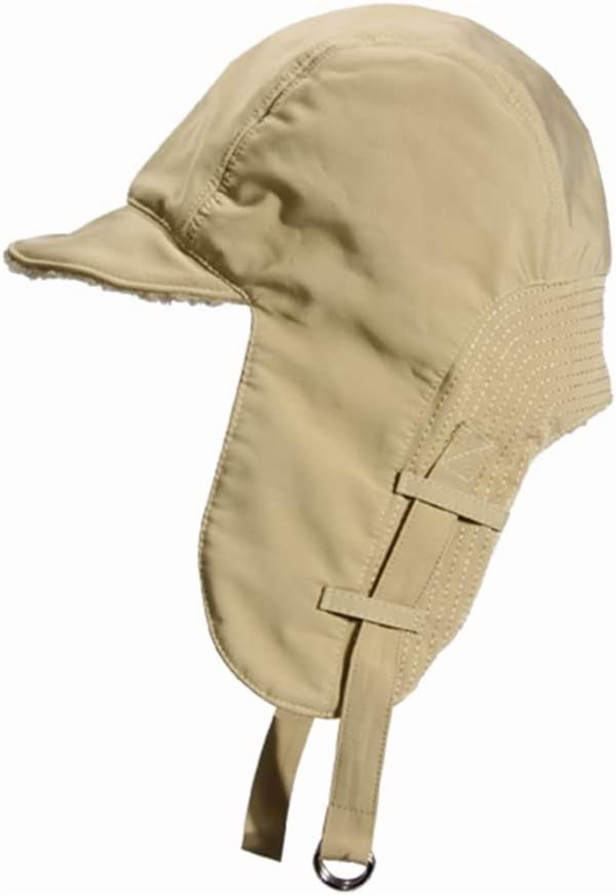 Zhengup Waterproof Trapper Hat with Brim Men Women Ushanka Hats Fleece Winter Warm Trooper Ski Hat Visor Ear Flap Hat